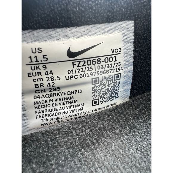 Nike Air Sunder Max “Black Silver” size 10 mens main image 6